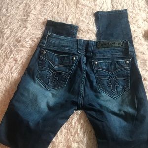 Rock Revivals 27 Cecilia skinny jeans.